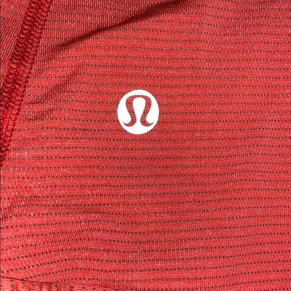 Coral Lululemon Workout Top - Picture 3 of 4